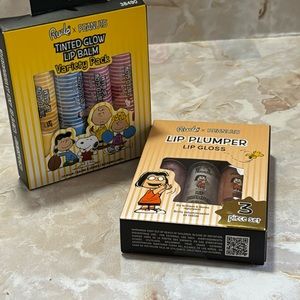 Peanuts: 2 sets of lip cosmetics by rude